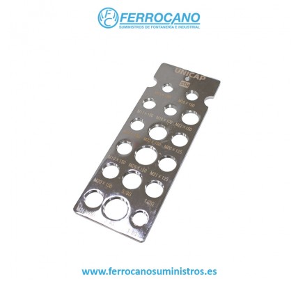 PLACA MEDIDORA MONTURAS UNICAP 70071