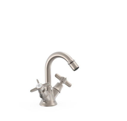 GRIFO BIMANDO PARA BIDÉ TRES CLASIC ACERO 24212201AC