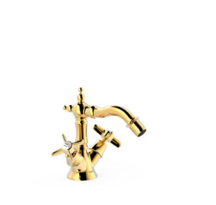 GRIFO BIMANDO PARA BIDÉ TRES CLASIC ORO 24K 24212202OR