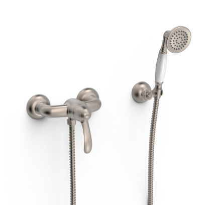 GRIFO MONOMANDO MURAL PARA DUCHA TRES CLASIC ACERO 24216701AC