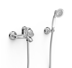 GRIFO MONOMANDO MURAL PARA BAÑERA Y DUCHA TRES CLASIC CROMO 24217001