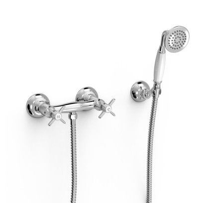 GRIFO BIMANDO MURAL PARA DUCHA TRES CLASIC CROMO 24216301