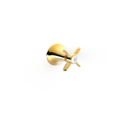 LLAVE DE PASO EMPOTRADA TRES CLASIC ORO 24K 24215502OR