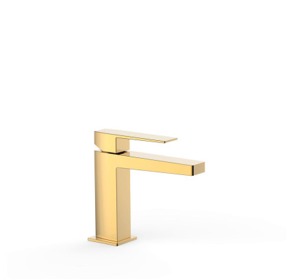 GRIFO MONOMANDO PARA LAVABO TRES SLIM ORO 24K 20210301OR