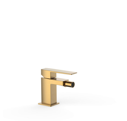 GRIFO MONOMANDO PARA BIDÉ TRES SLIM ORO MATE 24K 20212001OM