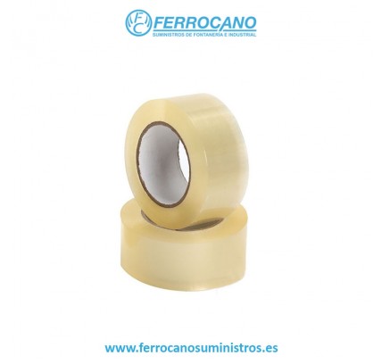 PRECINTO EMBALAR PP ACRILICO ECO TRANSPARENTE 126MTX48MM