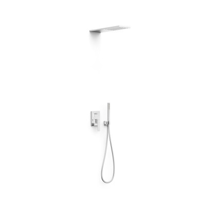 KIT DE GRIFO MONOMANDO EMPOTRADO DE 2 VÍAS RAPID-BOX PARA DUCHA TRES SLIM CROMO 20238005