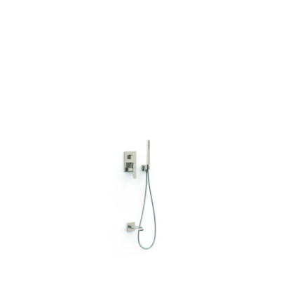 KIT DE GRIFO MONOMANDO EMPOTRADO DE 2 VÍAS RAPID-BOX PARA BAÑERA Y DUCHA TRES SLIM ACERO 20238007AC