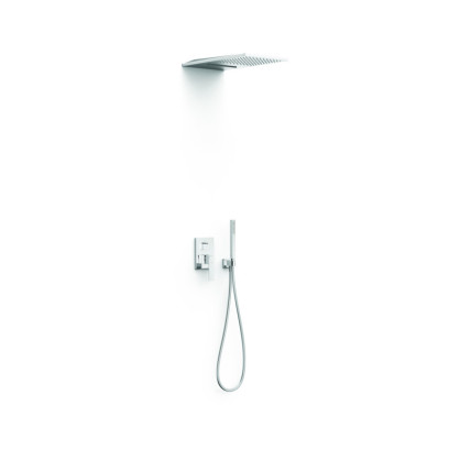KIT DE GRIFO MONOMANDO EMPOTRADO DE 3 VÍAS RAPID-BOX PARA DUCHA TRES SLIM CROMO 20237301