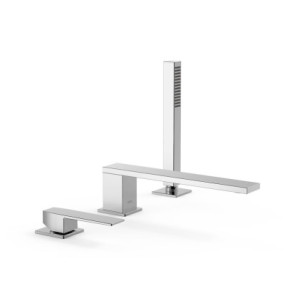 GRIFO MONOMANDO PARA BORDE DE BAÑERA TRES SLIM CROMO 20216101