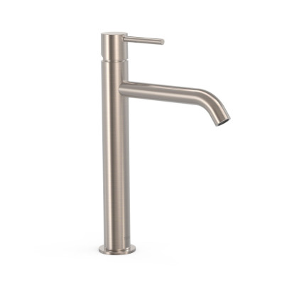 GRIFO MONOMANDO ALTO PARA LAVABO TRES STUDY ACERO 26230701AC