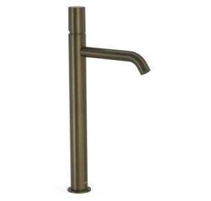GRIFO MONOMANDO XL PARA LAVABO TRES STUDY NEGRO BRONCE 26130801KMB