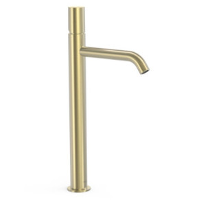GRIFO MONOMANDO XL PARA LAVABO TRES STUDY CAVA DORADO 26130801CA
