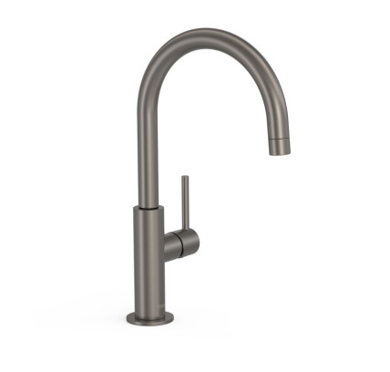 GRIFO MONOMANDO ALTO CON MANETA LATERAL PARA LAVABO TRES STUDY GRAFITO 26290402GR