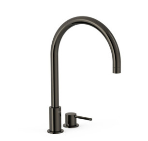 GRIFO MONOMANDO DE REPISA PARA LAVABO TRES STUDY NEGRO METALIZADO 26110501KM
