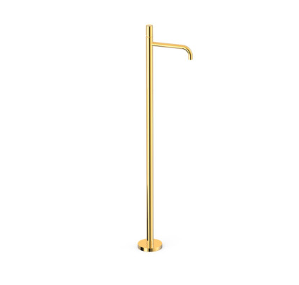 GRIFO MONOMANDO CON TOMA A SUELO PARA LAVABO TRES STUDY ORO 24K 26285306OR