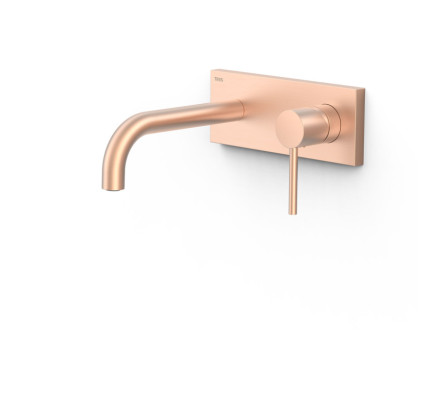 PIEZA VISTA PARCUERPO EMPOTRADO DE LAVABO TRES STUDY ORO ROSA MATE 24K 26230031OPM
