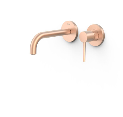 PIEZA VISTA PARCUERPO EMPOTRADO DE LAVABO TRES STUDY ORO ROSA MATE 24K 26230021OPM