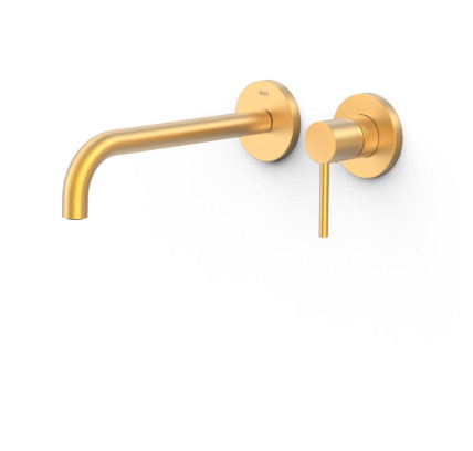 PIEZA VISTA PARCUERPO EMPOTRADO DE LAVABO TRES STUDY ORO MATE 24K 26230022OM