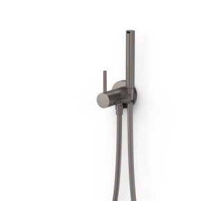 GRIFO MONOMANDO EMPOTRADO CON DUCHA PARA INODORO TRES STUDY GRAFITO 134123GR