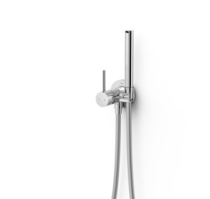 GRIFO MONOMANDO EMPOTRADO CON DUCHA PARA INODORO TRES STUDY CROMO 134122