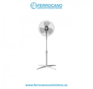 VENTILADOR PIE SONEDAS 40W 40CM 3 VELOCIDADES BLANCO