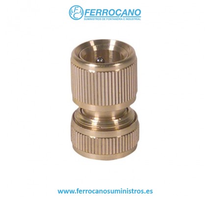 CONECTOR AUTO MANGUERA NATUUR LATON 1/2'