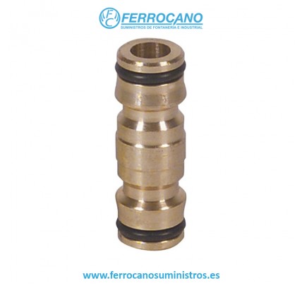 MANGUITO RIEGO NATUUR CONECTOR RÁPIDO LATÓN