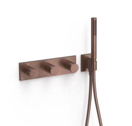 GRIFO TERMOSTÁTICO EMPOTRADO DE 3 VÍAS B-SYSTEM TRES B-SYSTEM VOLCANIC 30735301VO