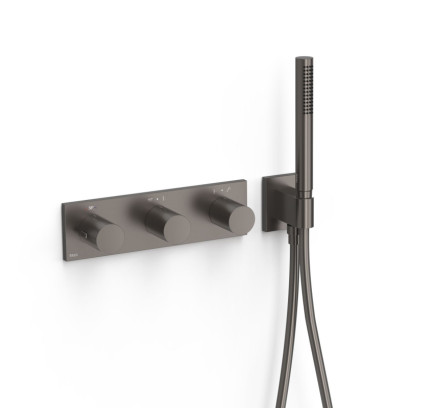GRIFO TERMOSTÁTICO EMPOTRADO DE 4 VÍAS B-SYSTEM TRES B-SYSTEM GRAFITO 30735401GR
