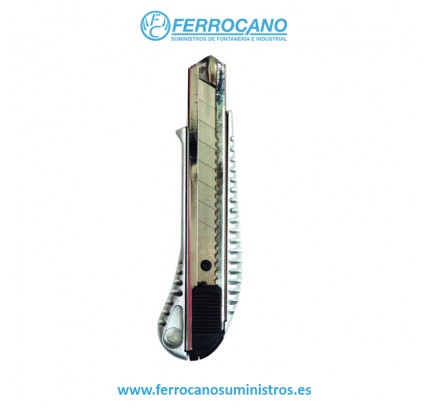 CUTTER PROFESIONAL NIVEL ALUMINIO 18MM