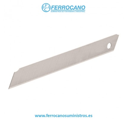 CUCHILLA RECAMBIO CUTTER NIVEL 9MM (10PZS)