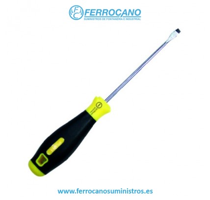 DESTORNILLADOR NIVEL B/PLANA 5.5X125 MANGO BIMATERIAL
