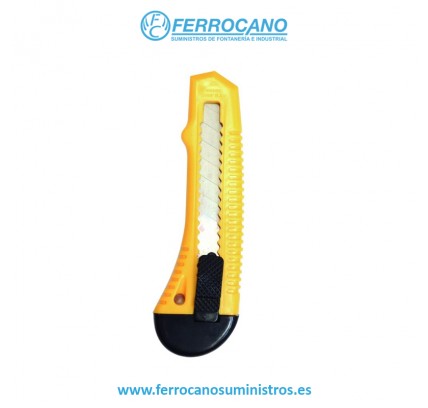 CUTTER NIVEL BIMATERIAL ABS 18MM