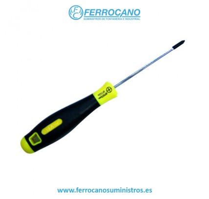 DESTORNILLADOR NIVEL BOCA PHILLIPS MANGO BIMATERIAL PH2X125