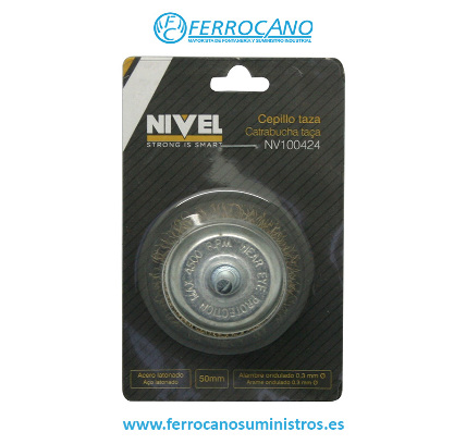 CEPILLO INDUSTRIAL NIVEL TAZA ACERO 50MM Ø 0,3