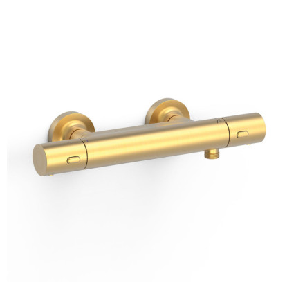 GRIFO TERMOSTÁTICO MURAL OVER-WALL PARA DUCHA TRES OVER-WALL ORO MATE 24K 19016402OM
