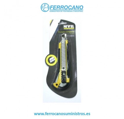 CUTTER PROFESIONAL NIVEL BIMATERIAL 18MM
