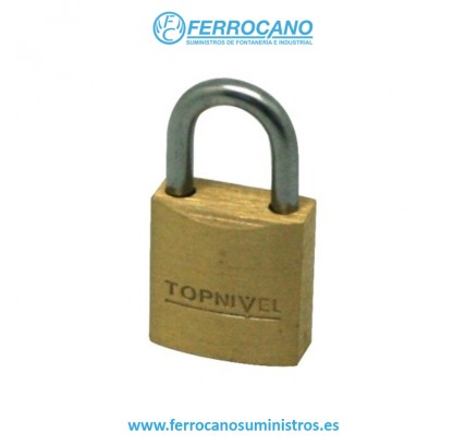 CANDADO SEGURIDAD 20MM ARCO CORTO NIVEL