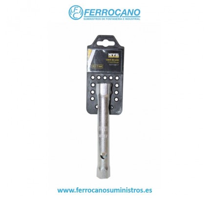 LLAVE TUBO NIVEL HEXAGONAL 2 BOCAS CUERPO REDONDO 16-17MM