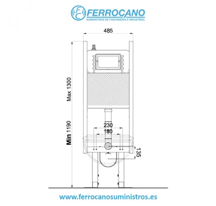 CISTERNA EMPOTRADA TECNOAGUA T-740 50740