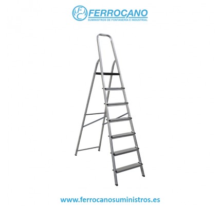 ESCALERA ALUMINIO DOMESTICA 8 PELDAÑOS