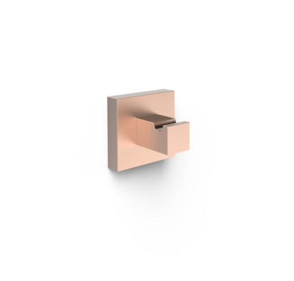 PERCHA TRES ACCESORIOS DE BAÑO ORO ROSA MATE 24K 10723620OPM