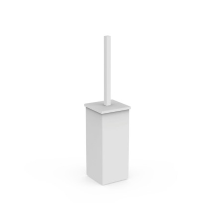 ESCOBILLERO DE SUELO TRES ACCESORIOS DE BAÑO BLANCO MATE 10733605BM