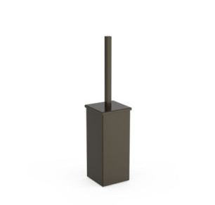 ESCOBILLERO DE SUELO TRES ACCESORIOS DE BAÑO NEGRO BRONCE 10733605KMB