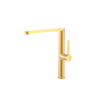 GRIFO MONOMANDO PARA COCINA TRES ESPACIO DE COCINA ORO MATE 24K 23044002OM