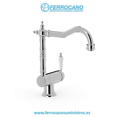MONOMANDO FREGADOR CROMO TRES ABATIBLE COCINA 2423