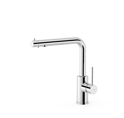 GRIFO MONOMANDO DE 2 VÍAS PARA COCINA, PARA AGUA DE RED Y FILTRADA TRES ESPACIO DE COCINA CROMO 23045303