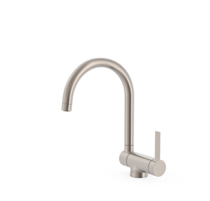 GRIFO MONOMANDO CON CAÑO ABATIBLE PARA COCINA TRES ESPACIO DE COCINA ACERO 23033502AC