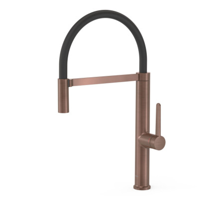 GRIFO MONOMANDO CON CAÑO FLEXIBLE PARA COCINA TRES ESPACIO DE COCINA VOLCANIC 23048701VO